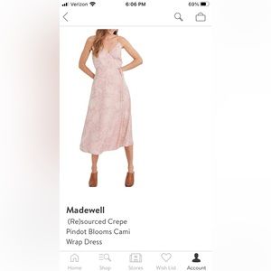 Madewell wrap dress